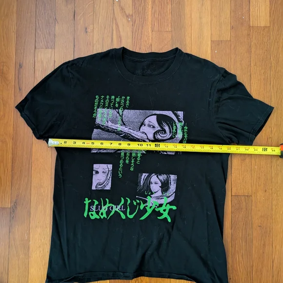 Junji Ito Collection Black Graphic T-Shirt - Picture 3 of 5